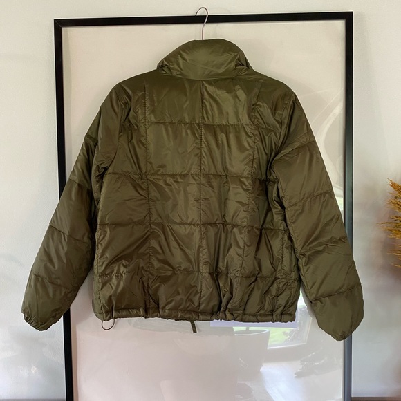 Madewell - Olive Green Packable Puffer Jacket - Picture 3 of 7